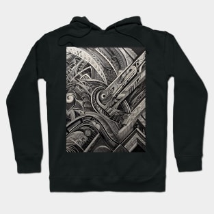 Discover Aotearoa's Cultural Tapestry: Authentic Maori Art in Vibrant Illustrations Hoodie